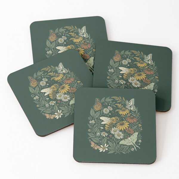 Item preview, Pollinator Garden Botanical Illustration designed and sold by Amr Darwish Graphic designer.
