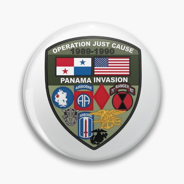 Item preview, Operation Just Cause Panama Invasion 1989-1990 Commemorative Military Patch designed and sold by CharlieDesings.