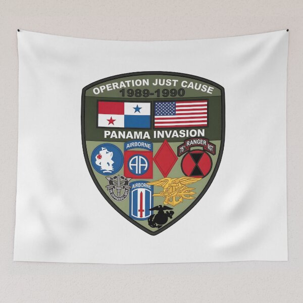 Item preview, Operation Just Cause Panama Invasion 1989-1990 Commemorative Military Patch designed and sold by CharlieDesings.