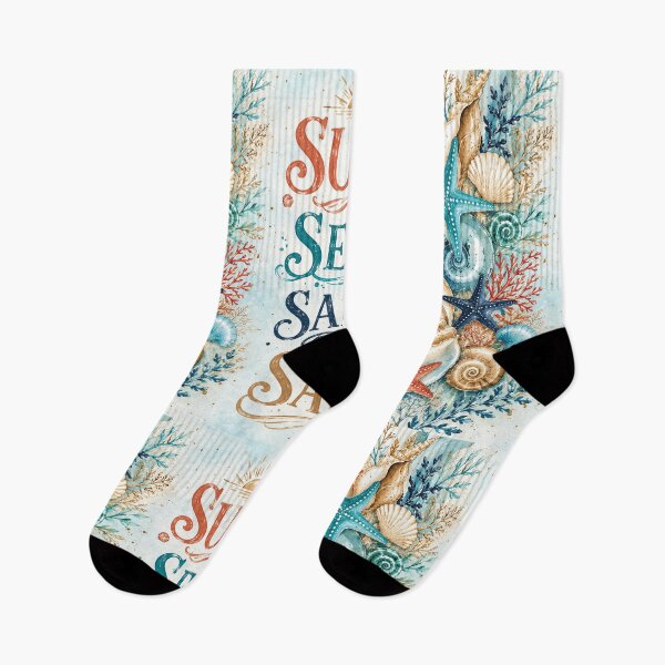 Item preview, Sun Sea Salt Sand Coastal Summer Beach Quote designed and sold by cameleon style.