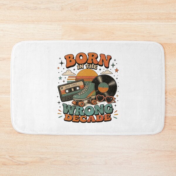 Item preview, Born in the Wrong Decade Retro designed and sold by Side Quest Co..