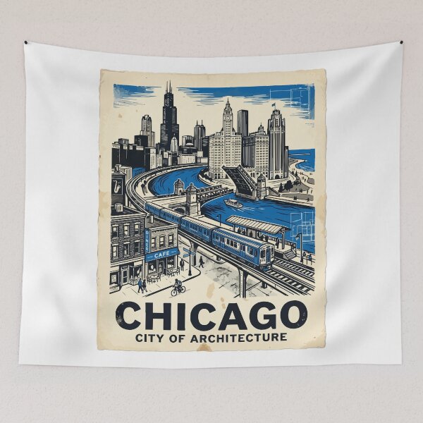 Item preview, Chicago designed and sold by Trippin-Tito's.