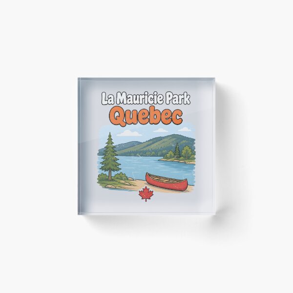 Item preview, La Mauricie Cute Lake Quebec designed and sold by HowToCanadian.