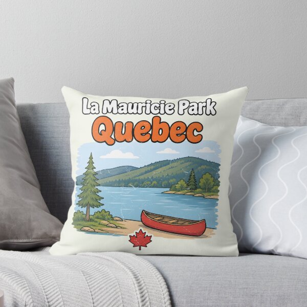 Item preview, La Mauricie Cute Lake Quebec designed and sold by HowToCanadian.