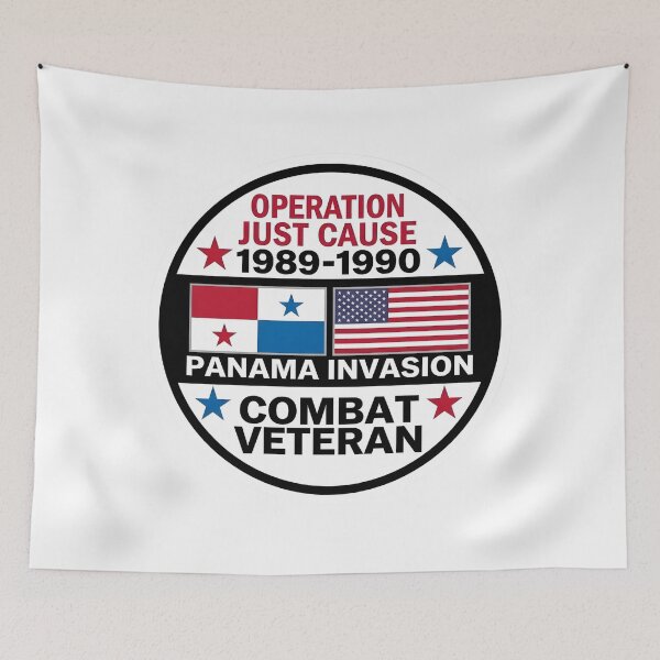 Item preview, Operation Just Cause Panama Invasion Combat Veteran Commemorative Patch designed and sold by CharlieDesings.