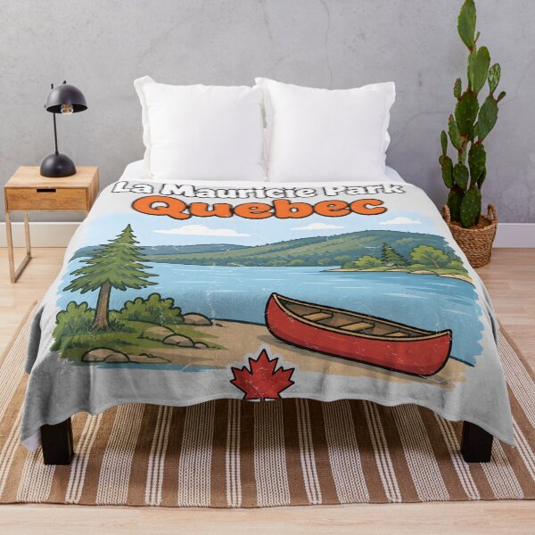 Item preview, La Mauricie Cute Lake Quebec designed and sold by HowToCanadian.