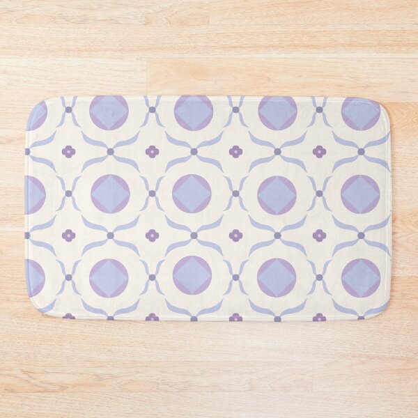 Item preview, Soft Purple Retro Lattice Geometric Pattern designed and sold by SbRandomLab.