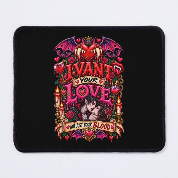 Item preview, DARK LOVE ❤️ - MONSTER ROMANCE COLLETION - VAMPIRE LOVE - I VANT YOUR LOVE - NOT JUST YOUR BLOOD v2 designed and sold by WheelieGdArt.