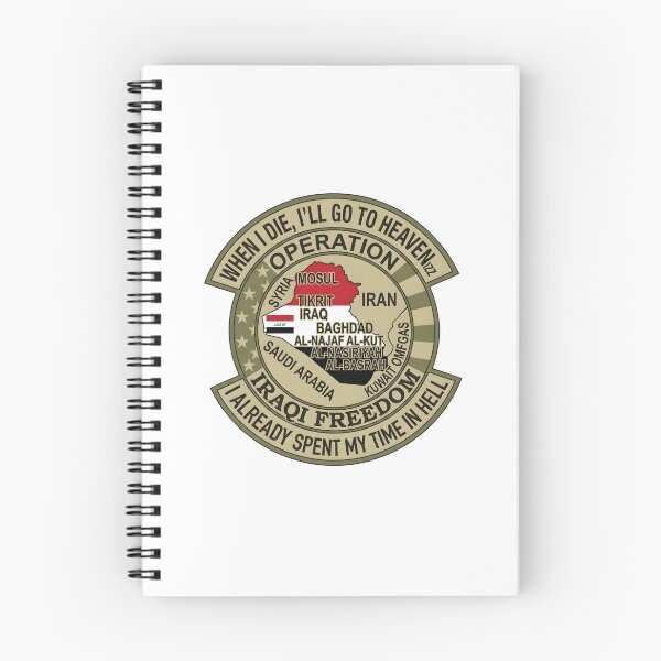 Item preview, Operation Iraqi Freedom Veteran "Time in Hell" Commemorative Patch designed and sold by CharlieDesings.