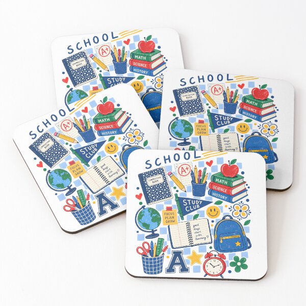 Item preview, Cute School Study Club Collage  designed and sold by SurrealSproutz.