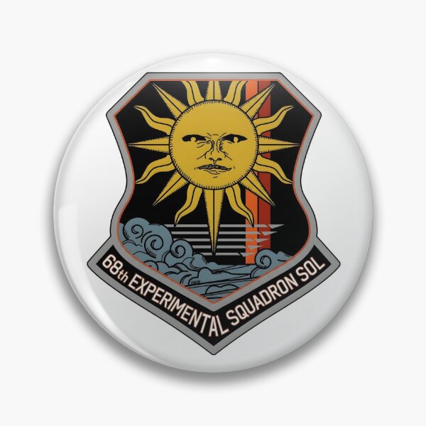 Item preview, USAF 68th Experimental Squadron Sol Crest Patch designed and sold by CharlieDesings.
