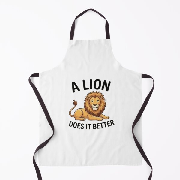 Item preview, A Lion Does It Better — Funny Lion Lover Design designed and sold by Tipsy24.