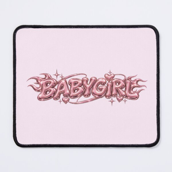 Item preview, Babygirl Rose Chrome Bubble Text designed and sold by Inkworksbyshery.