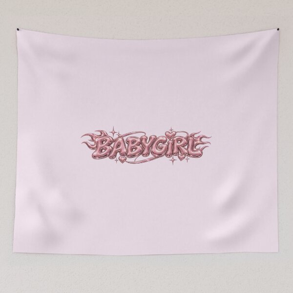 Item preview, Babygirl Rose Chrome Bubble Text designed and sold by Inkworksbyshery.