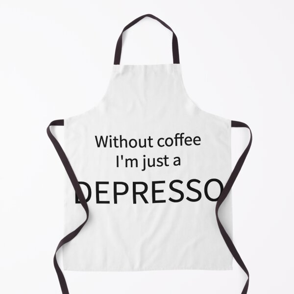 Item preview, Without Coffee I'm Just A Depresso Funny Coffee Tee designed and sold by low battery meme design.