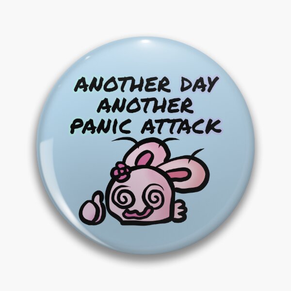 Item preview, Another day, another panic attack - Claninchen bunny designed and sold by Claninchen.