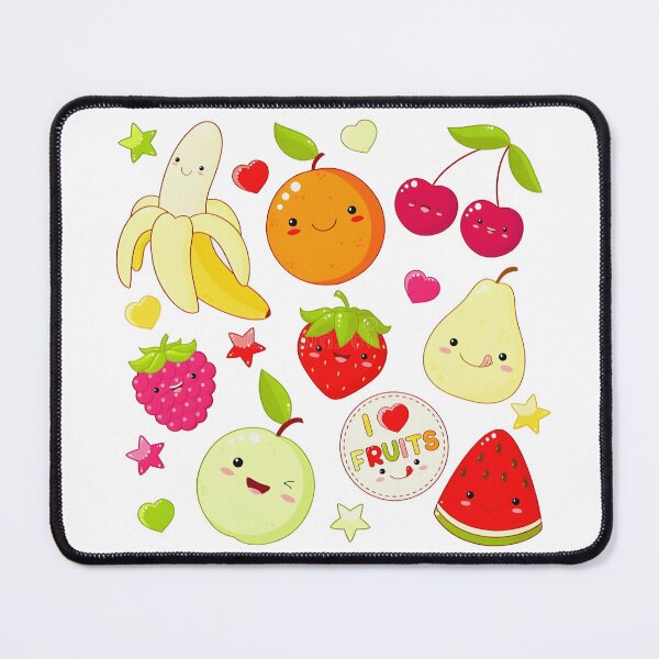 Item preview, Adorable Cartoon Fruits Clipart Collection designed and sold by ralietamartani.