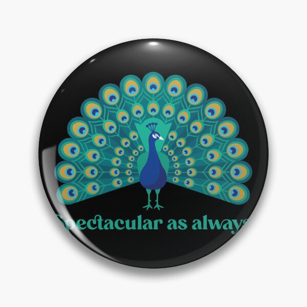 Item preview, Majestic Peacock Spectacular As Always Typography Logo designed and sold by ZUMERI.