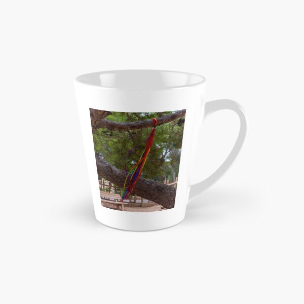 Item preview, Colorful Ribbons Hanging on Tree Branch in Serene Woodland Setting designed and sold by Nmallia.