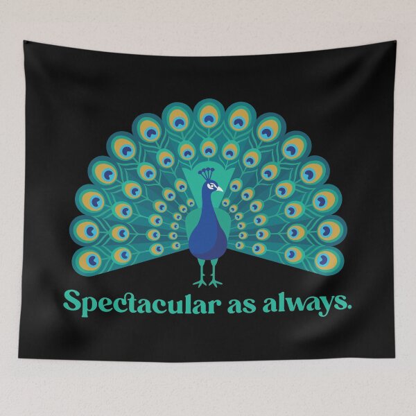 Item preview, Majestic Peacock Spectacular As Always Typography Logo designed and sold by ZUMERI.