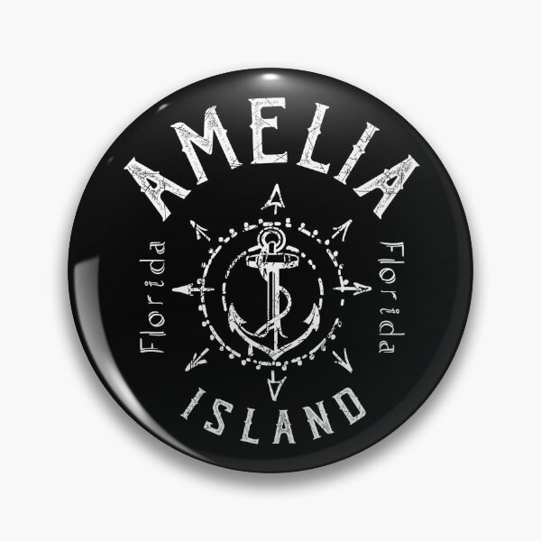 Artikelvorschau, Amelia Island, Florida (FL): Nautische Kompassrose, entspannte Atmosphäre, Fernandina Beach, Segelbootanker als Souvenir entworfen und verkauft von ArtByBollwitt.