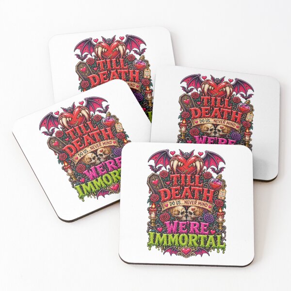 Item preview, DARK LOVE ❤️ - MONSTER ROMANCE COLLETION - VAMPIRE LOVE - TILL DEATH DO US - NEVERMIND - WE'RE IMMORTAL designed and sold by WheelieGdArt.