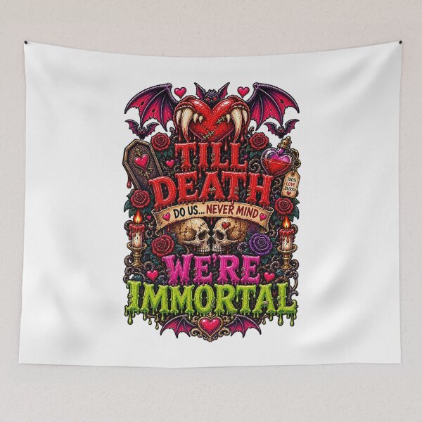 Item preview, DARK LOVE ❤️ - MONSTER ROMANCE COLLETION - VAMPIRE LOVE - TILL DEATH DO US - NEVERMIND - WE'RE IMMORTAL designed and sold by WheelieGdArt.