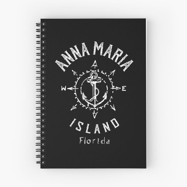 Item preview, Anna Maria Island Florida, FL Nautical Compass Rose, Lazy Tide Vibe, Sailing Sailboat Anchor Souvenir designed and sold by ArtByBollwitt.