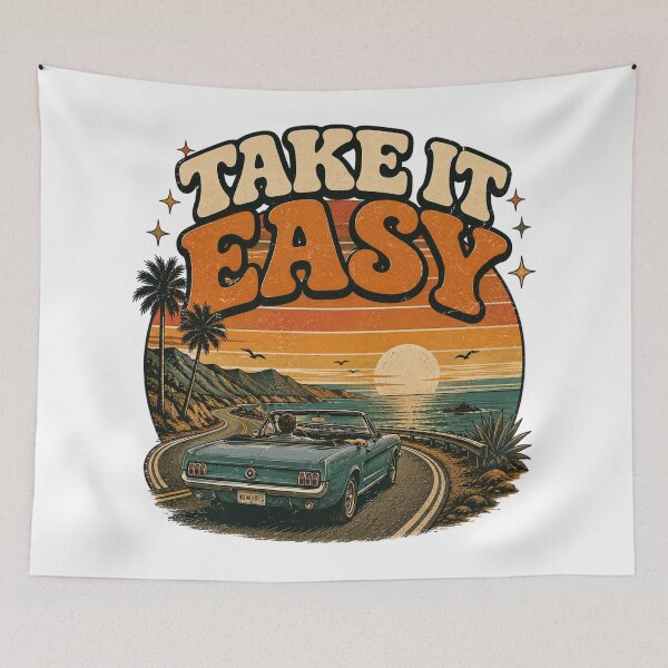 Item preview, Take It Easy Coastal Drive designed and sold by Side Quest Co..