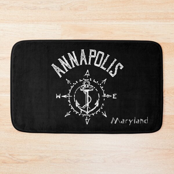 Item preview, Annapolis Maryland, MD Nautical Compass Rose, Lazy Tide Vibe, Sailing Sailboat Anchor Souvenir designed and sold by ArtByBollwitt.