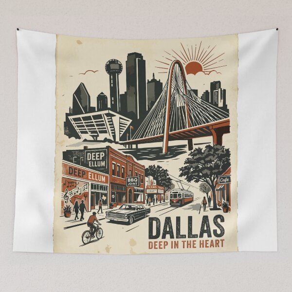 Item preview, Dallas designed and sold by Trippin-Tito's.