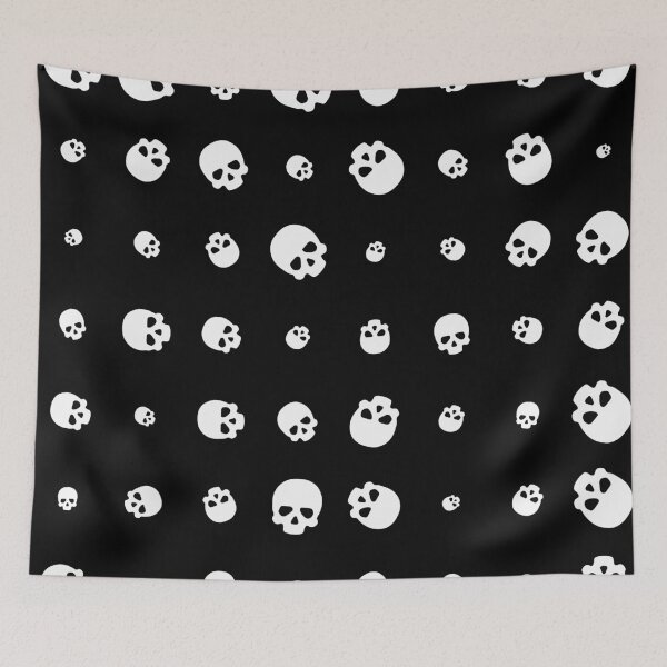Item preview, Emo Skull Pattern Y2K Goth Alternative Rockstar designed and sold by TrxshWear.