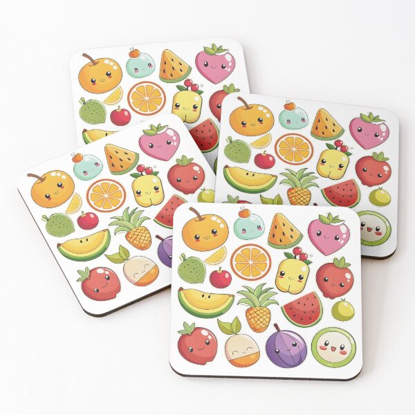 Item preview, Vibrant Cartoon Fruit Doodles and Slices Collection designed and sold by ralietamartani.