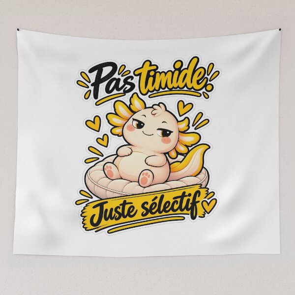 Item preview, Antisocial humor t-shirt – Not shy, just selective – Funny introvert designed and sold by J-Impression.