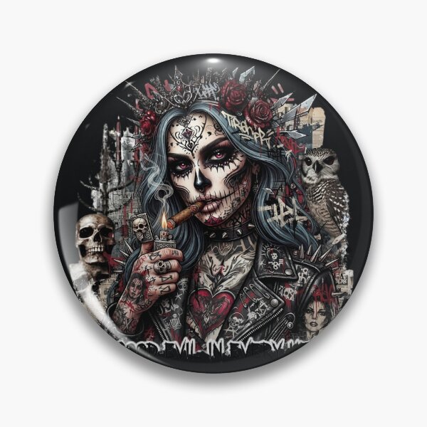 Item preview, Sugar Skull Queen Lighter Owl designed and sold by Voodoo Store Paranormal Collections.