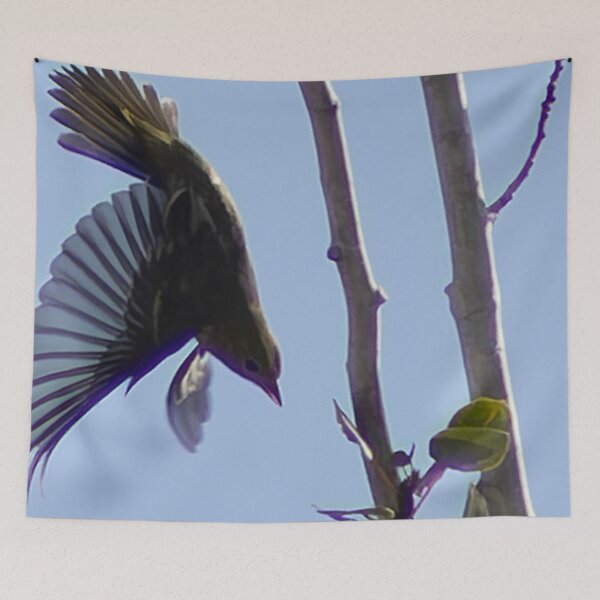 Item preview, Western Tanager in Flight designed and sold by WilesNailsPower.