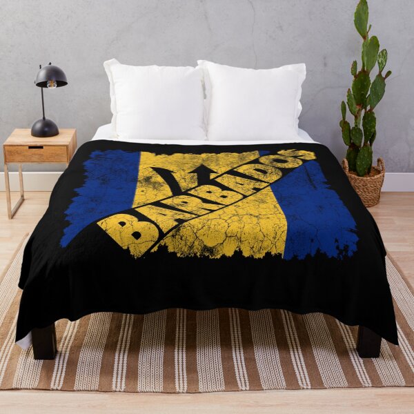 Artikelvorschau, Vintage Barbados Flag Barbadian Pride Broken Caribbean Heritage Retro Design entworfen und verkauft von Flag Outfit.
