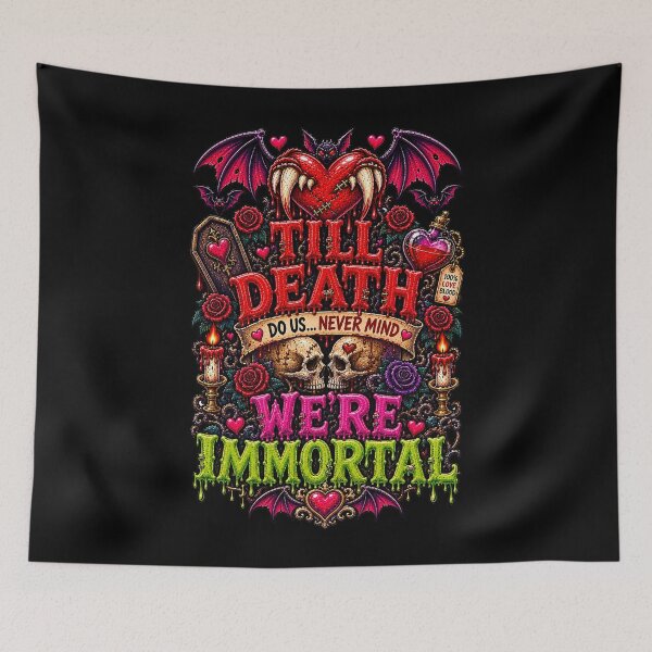 Item preview, DARK LOVE ❤️ - MONSTER ROMANCE COLLETION -  VAMPIRE LOVE - TILL DEATH DO US - NEVERMIND - WE'RE IMMORTAL v2 designed and sold by WheelieGdArt.