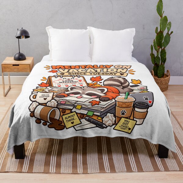 Item preview, Mentally On Vacation Since Tuesday - Labour Day designed and sold by InspiredCreatives.