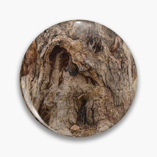 Item preview, Aged Tree Stump in a Dry Arid Landscape Reflecting Nature's Resilience designed and sold by Nmallia.
