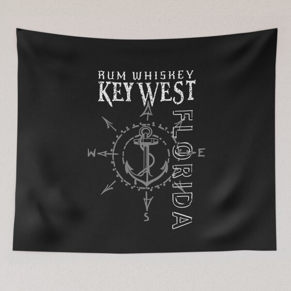 Item preview, Key West Florida Sailing T-shirt Rum Whiskey, Lazy Tide Vibe, Florida Keys designed and sold by ArtByBollwitt.