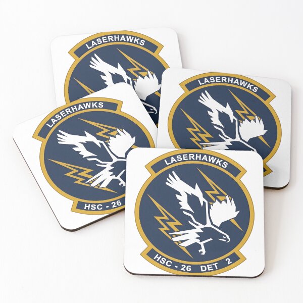 Item preview, US Navy HSC-26 Detachment 2 "Chargers / Laserhawks" Patch designed and sold by CharlieDesings.
