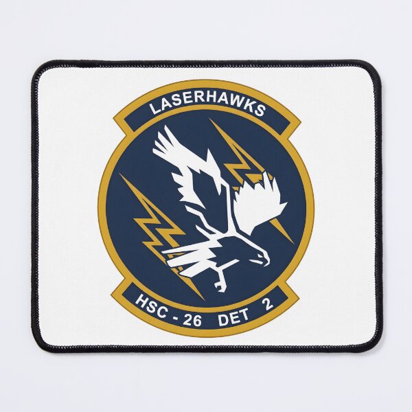 Item preview, US Navy HSC-26 Detachment 2 "Chargers / Laserhawks" Patch designed and sold by CharlieDesings.