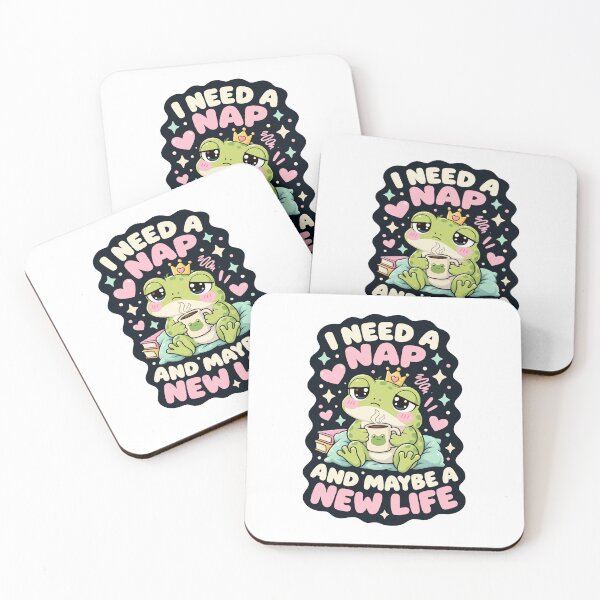Item preview, I need a nap and maybe a new life frog humor designed and sold by HandicraftArt.