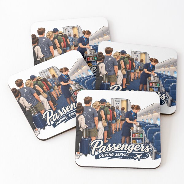 Item preview, Passengers During Service Flight Attendant Life designed and sold by OuterFuselage.