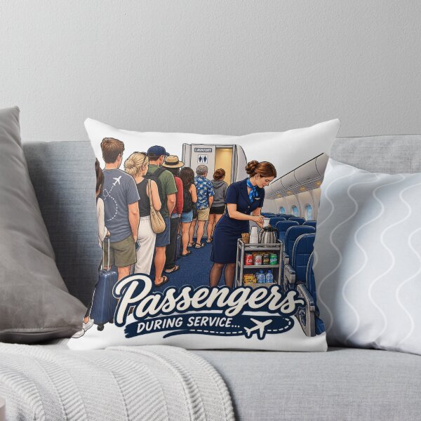 Item preview, Passengers During Service Flight Attendant Life designed and sold by OuterFuselage.