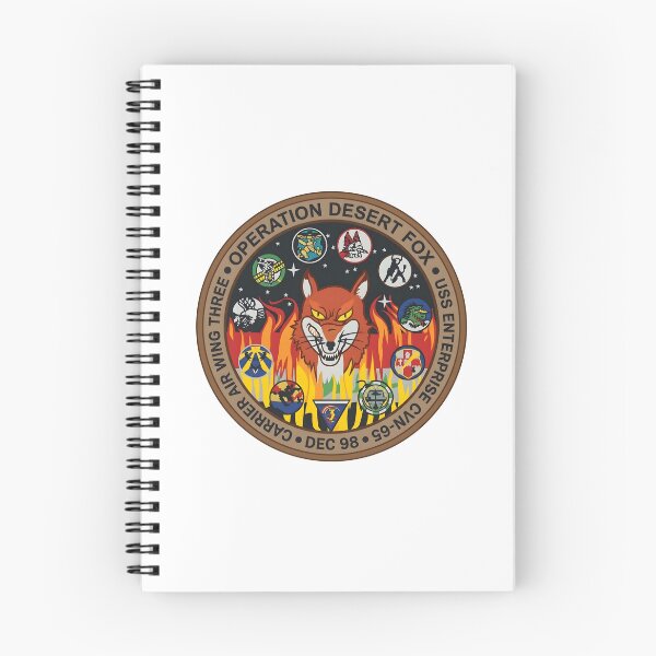 Item preview, US Navy Carrier Air Wing Three Operation Desert Fox USS Enterprise CVN-65 Patch designed and sold by CharlieDesings.