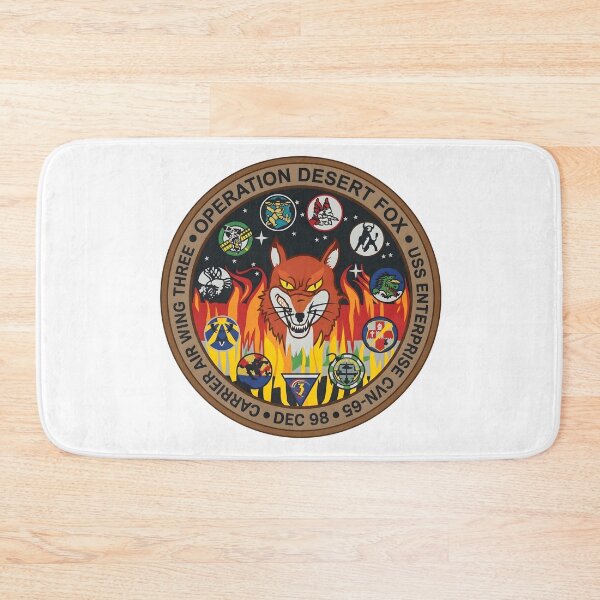 Item preview, US Navy Carrier Air Wing Three Operation Desert Fox USS Enterprise CVN-65 Patch designed and sold by CharlieDesings.
