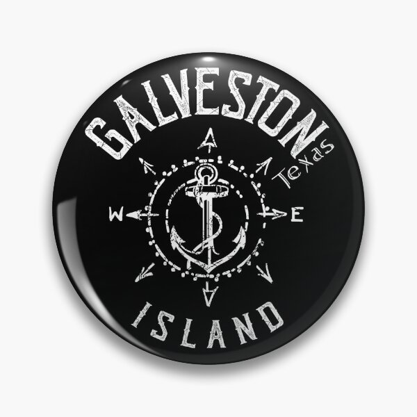 Artikelvorschau, Nautische Kompassrose von Galveston Island, Texas (TX), entspannte Atmosphäre, Souvenir eines Segelbootankers entworfen und verkauft von ArtByBollwitt.