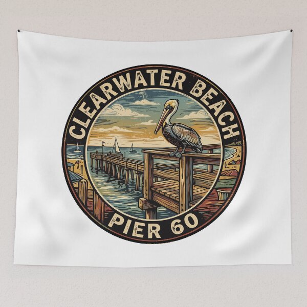 Item preview, Clearwater Beach - Pier 60 designed and sold by VelvetRoom.